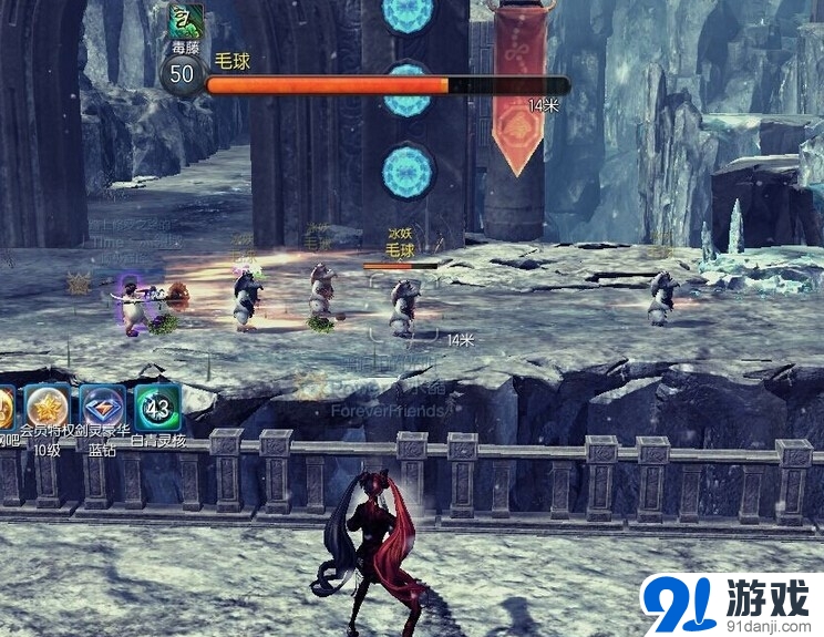 《劍靈》冰雪射擊場驚現(xiàn)小BUG 可以直接過去打雪人