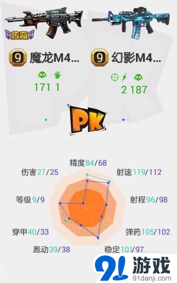 全民槍戰(zhàn)魔龍和幻影對比分析