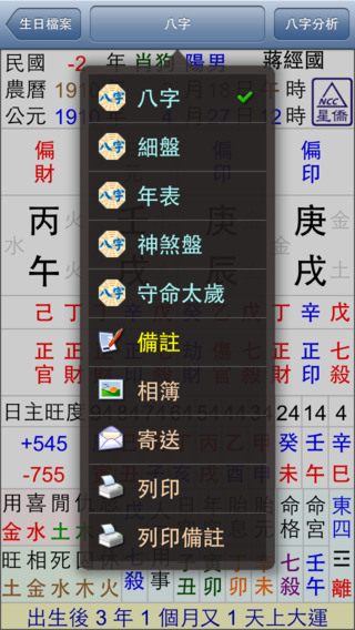 星僑八字1