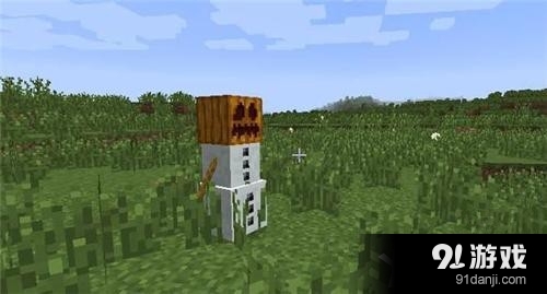 我的世界0.13.1雪傀儡制作方法