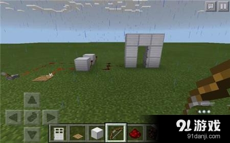 我的世界0.13.1雙開關(guān)門制作教程
