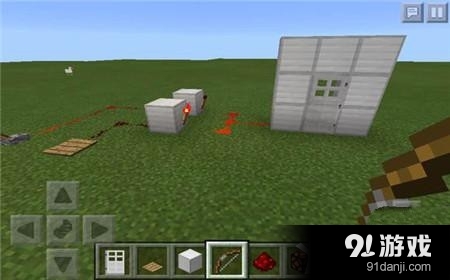 我的世界0.13.1雙開關(guān)門制作教程