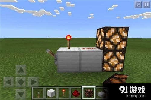 我的世界0.13.1與門制作教程