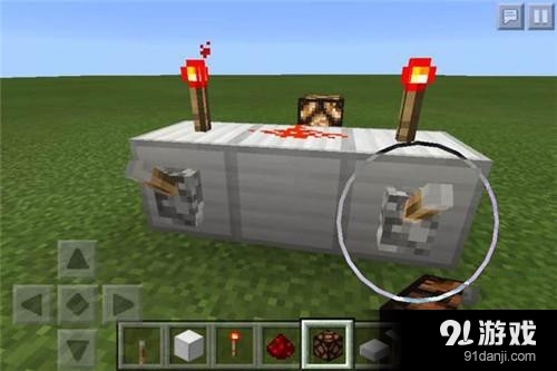 我的世界0.13.1與門制作教程
