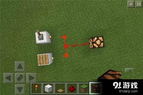 我的世界0.13.1與門制作教程
