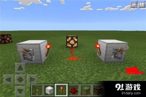 我的世界0.13.1與門制作教程