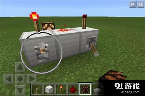 我的世界0.13.1與門制作教程