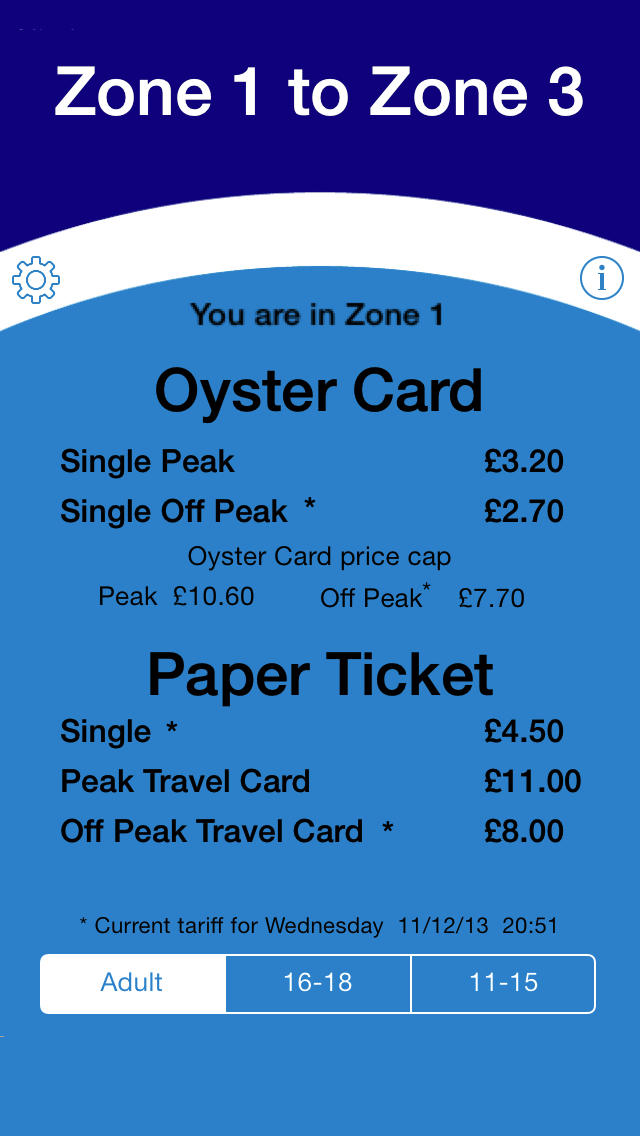 Tube Fares1