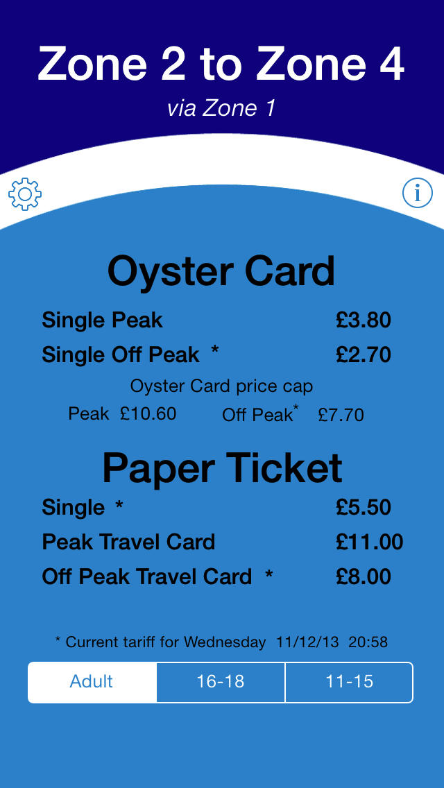 Tube Fares5