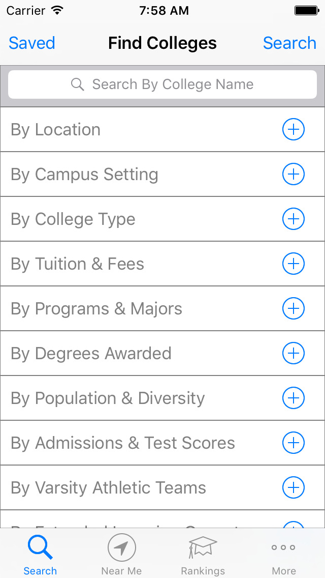 College Search Guide: Handbook for US Colleges and Universities1