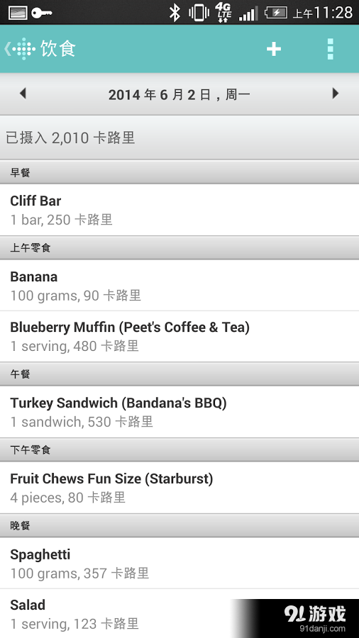 飲食日記 Fitbit 1