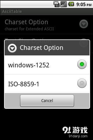 ASCII一覽表2