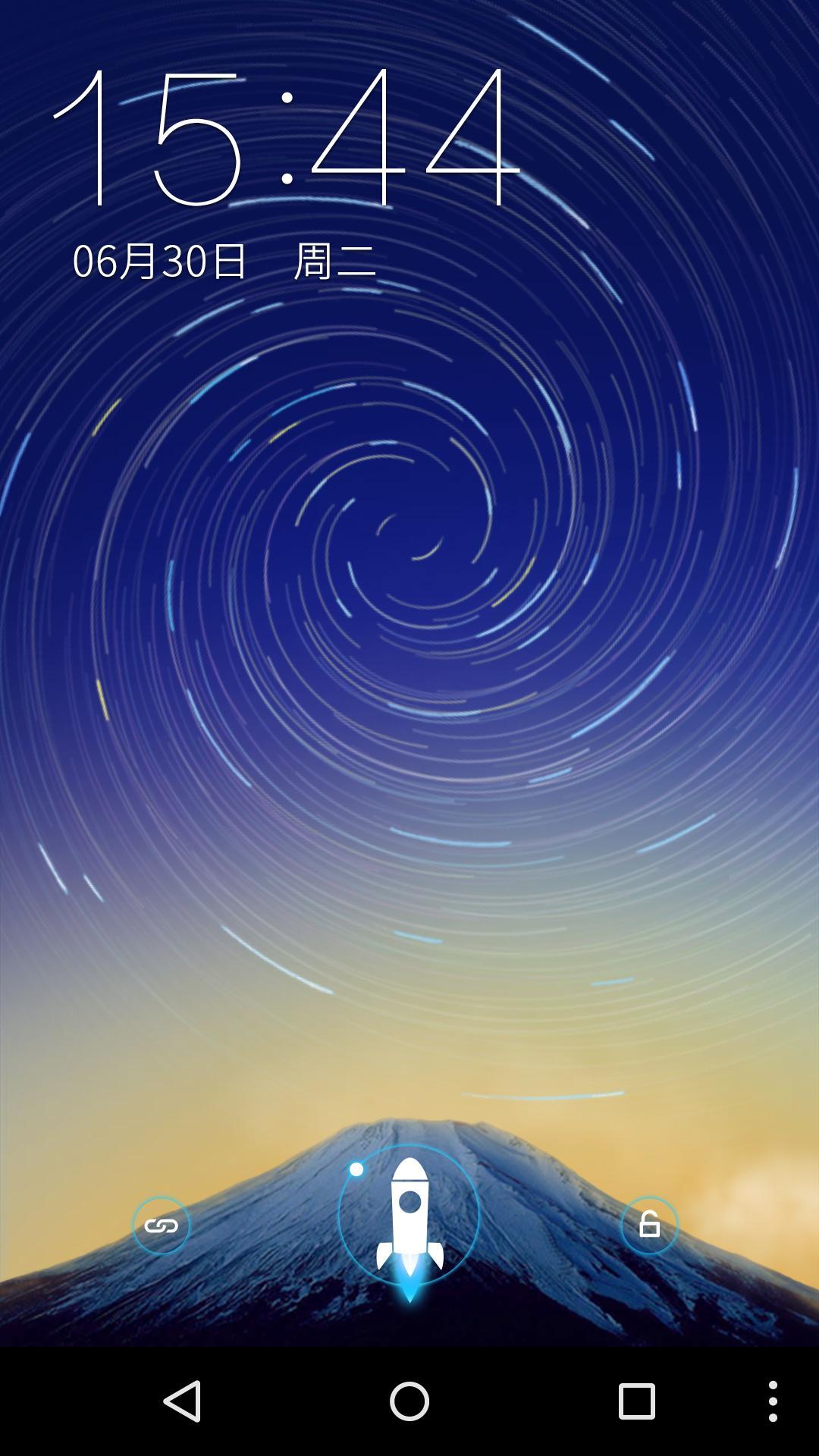 富士山的夜晚4