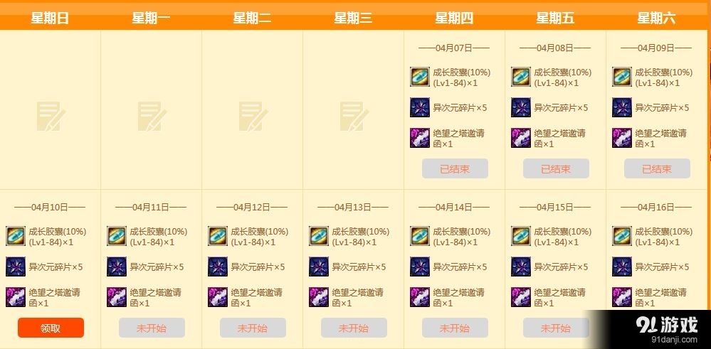 《DNF》5月每日簽到享好禮
