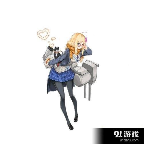 《戰(zhàn)艦少女r》胡德情人節(jié)換裝立繪一覽