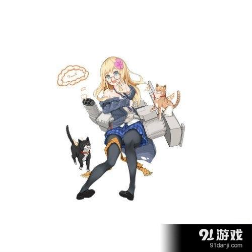 《戰(zhàn)艦少女r》胡德情人節(jié)換裝立繪一覽