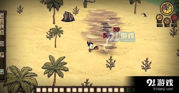 《饑荒：海灘》龍卷風(fēng)應(yīng)對方法