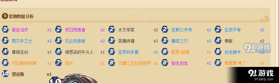 《爐石傳說》DREAMhack冠軍卡組