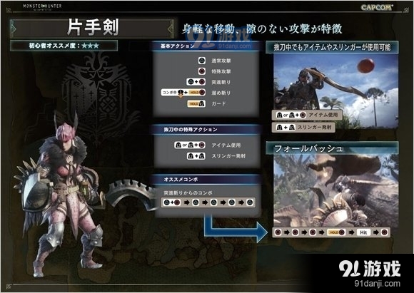 怪物獵人世界公開TGS試玩版操作手冊(cè)介紹