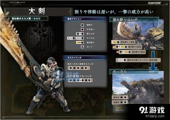怪物獵人世界公開TGS試玩版操作手冊(cè)介紹