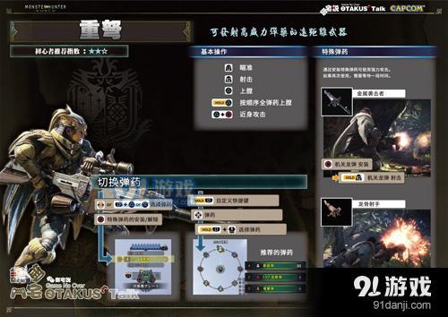 怪物獵人世界重弩出招表圖片