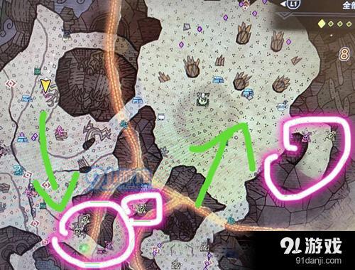 怪物獵人世界大蟻塚荒地速刷路徑圖片2