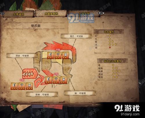 怪物獵人世界慘爪龍游戲圖片