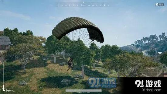 ▲落傘的時候小心附近的玩家