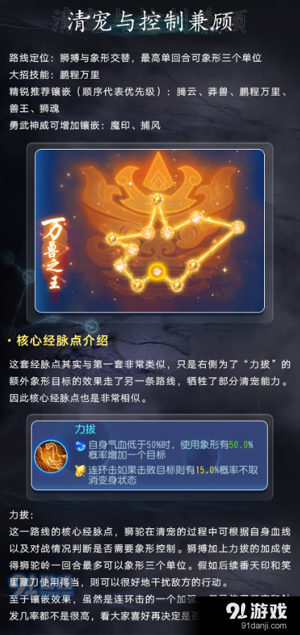 夢幻西游手游控制流獅駝嶺經(jīng)脈加點推薦 控制流獅駝嶺經(jīng)脈攻略