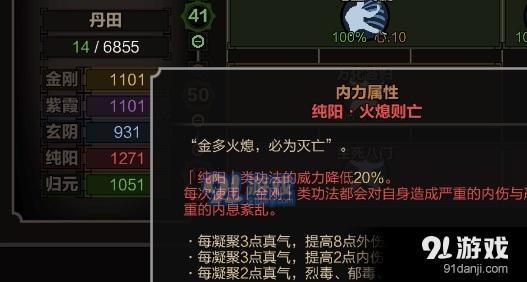 《太吾繪卷》內(nèi)力平衡調(diào)整方法