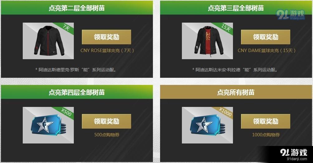 《NBA2KOL2》暖春植樹季 點亮全部樹苗100%領取福利