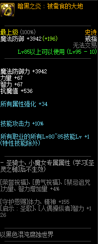 DNF普雷戒指屬性是什么 DNF普雷戒指屬性怎么樣