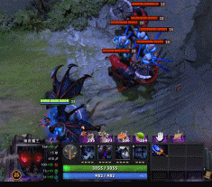 DOTA2 7.22版本阿哈利姆神杖效果