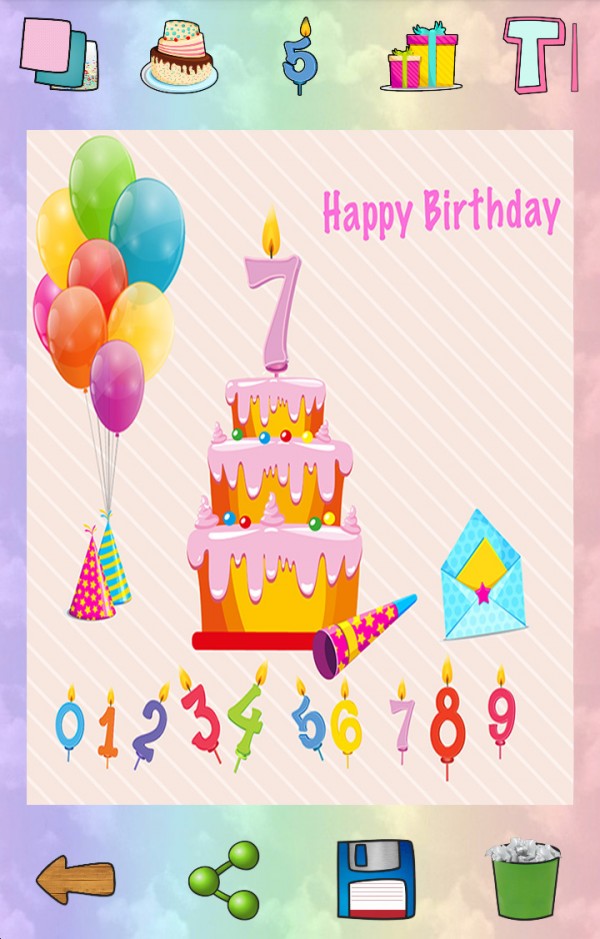 生日蛋糕賀卡制作3