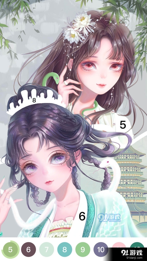 泡泡填色3
