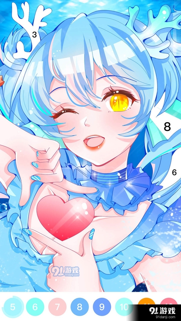 泡泡填色2