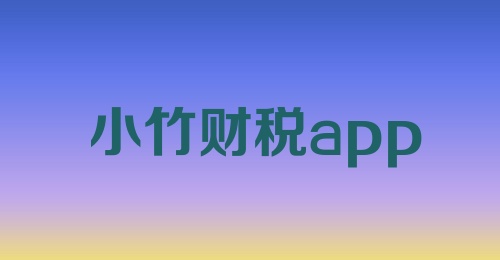 小竹财税app