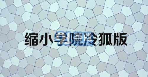 缩小学院冷狐版