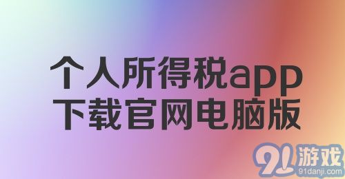 个人所得税app下载官网电脑版