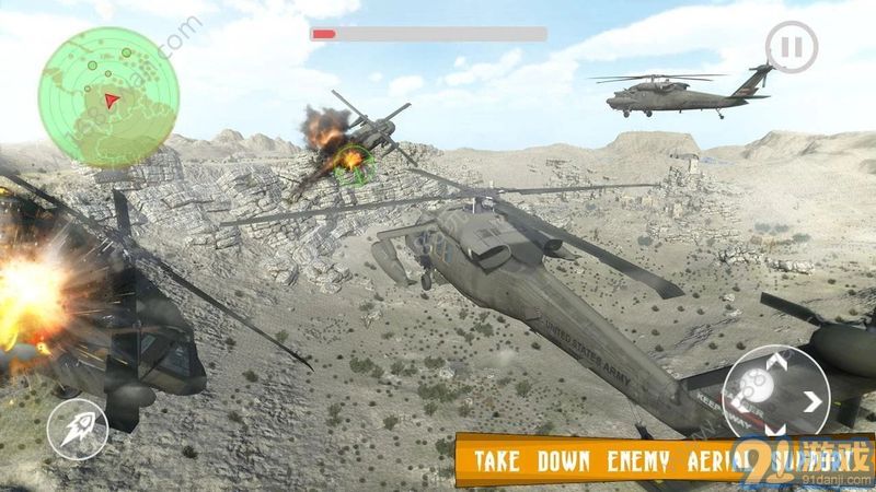 阿帕奇直升机空战手机版1
