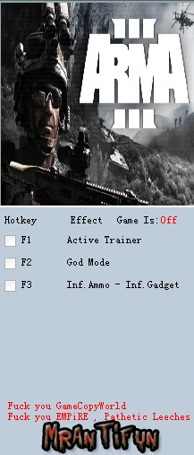 武装突袭3三项修改器MrAntiFun版