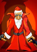 圣诞老人怪物枪火战