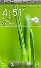 Digital clock weather4
