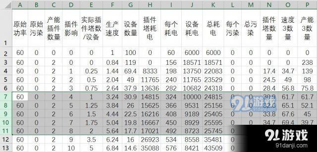 异星工程插件塔摆放方法与比例