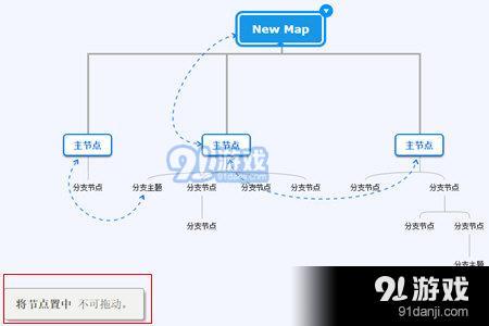 迅捷思维导图怎么同时选中两个节点