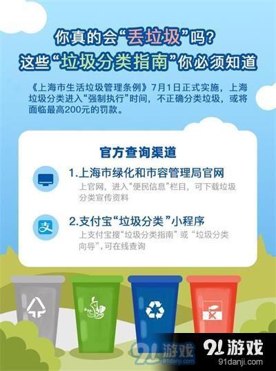 支付宝垃圾分类小程序使用方法