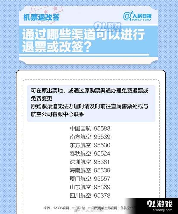 春运机票火车票退改签须知一览_52z.com